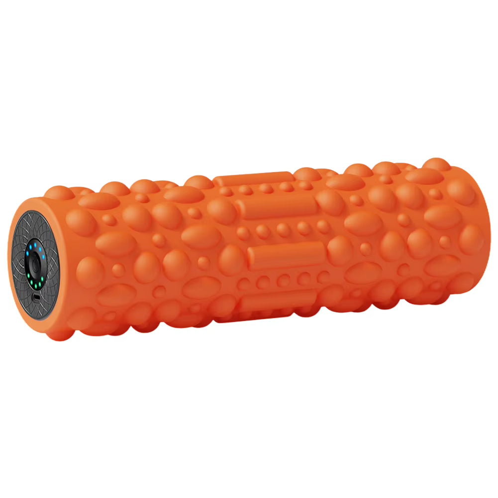 Electric Vibrating Foam Roller Massage Column Rechargeable Muscle Roller 5 Modes Tissue Massager for Bodybuilding