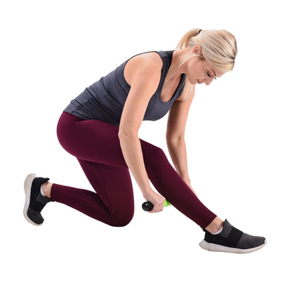 Rolling Massage Stick, Black/Green