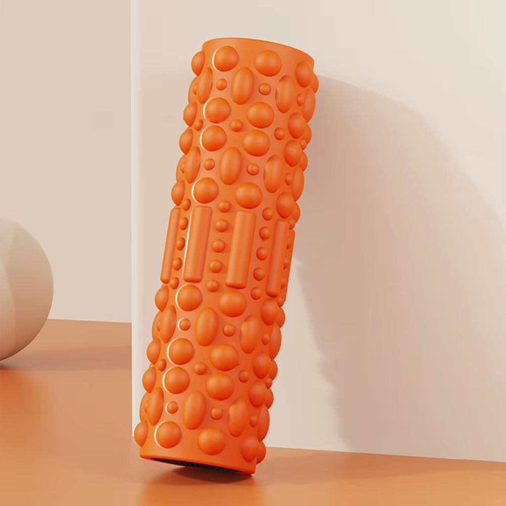 Electric Vibrating Foam Roller Massage Column Rechargeable Muscle Roller 5 Modes Tissue Massager for Bodybuilding
