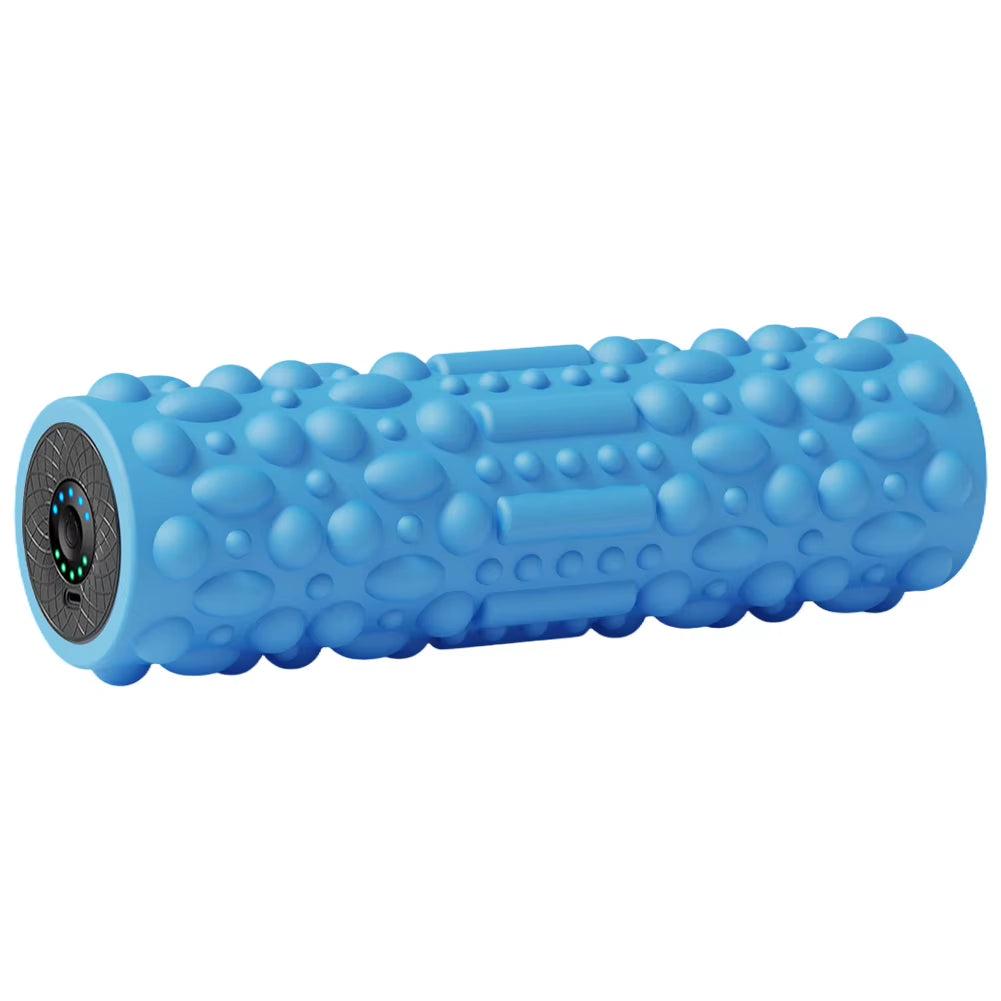 Electric Vibrating Foam Roller Massage Column Rechargeable Muscle Roller 5 Modes Tissue Massager for Bodybuilding